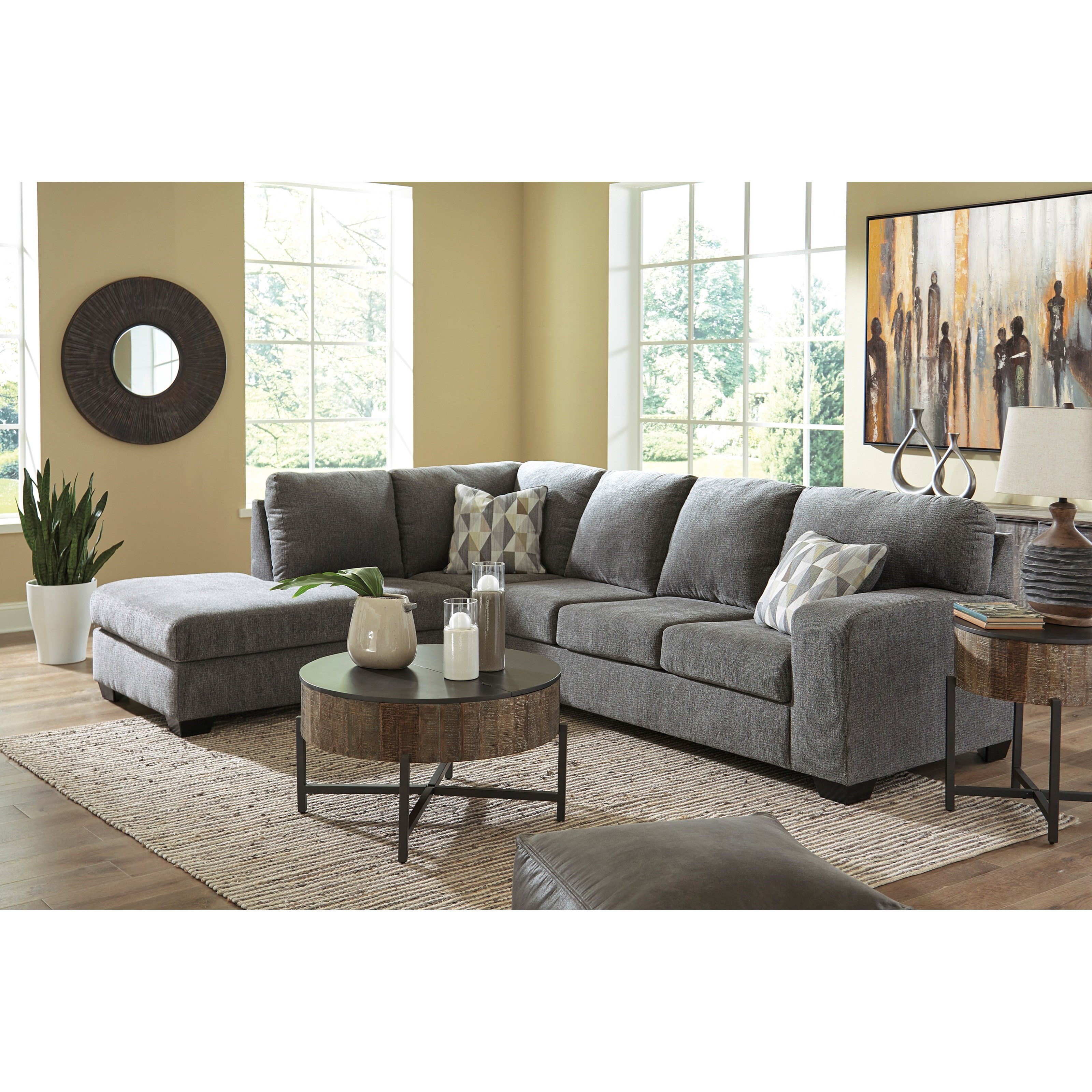 Benchcraft Dalhart 85703S1 Contemporary Casual 2Piece Sectional with